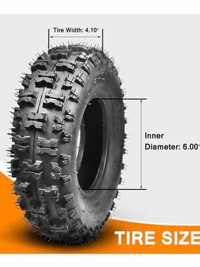 Two All-Terrain ATV Tires and Tubes (NEW)